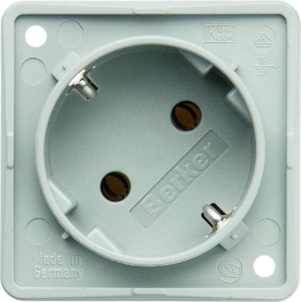BERKER - Integro SSD 45° Snap in 1,8mm Grau Matt