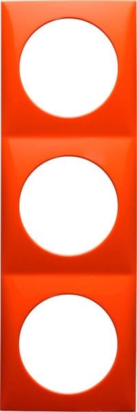 BERKER - INTEGRO Flow Rahmen 3fach orange glänzend