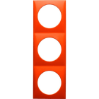 BERKER - INTEGRO Flow Rahmen 3fach orange glänzend