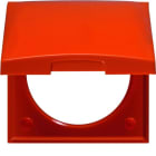 BERKER - INTEGRO Flow Rahmen 1fach mit Klappdeckel, orange glänzend