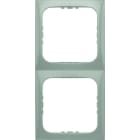 BERKER - Integro Flow Rahmen 2Fach für Truma-Apparate, Chrom Matt