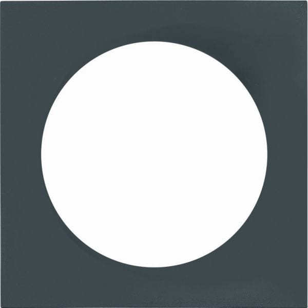BERKER - INTEGRO Pure Rahmen 1fach schwarz glänzend