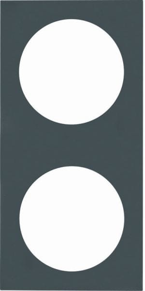 BERKER - INTEGRO Pure Rahmen 2fach schwarz glänzend