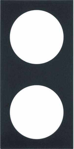 BERKER - INTEGRO Pure Rahmen 2fach granitschwarz