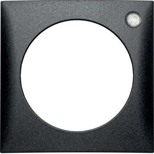 BERKER - INTEGRO Flow Rahmen 1fach mit Linse, anthrazit matt