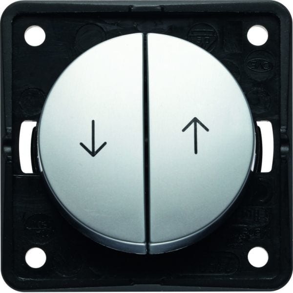 BERKER - Integro Flow/Pure Jalousietaster Chrom Matt