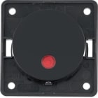BERKER - INTEGRO Flow/Pure 2poliger Kontrollschalter 12V, schwarz glänzend