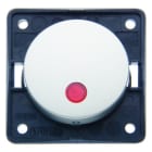 BERKER - INTEGRO Flow/Pure 2poliger Kontrollschalter 12V, edelstahl lackiert