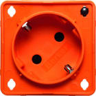 BERKER - INTEGRO SSD 45° mit Kontroll-LED SNAP IN 2,0+/-0,15mm, orange matt