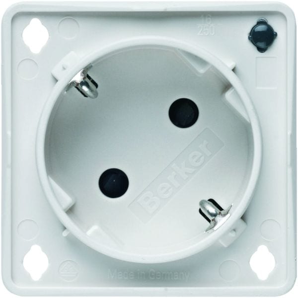 BERKER - INTEGRO SSD 45° mit Kontroll-LED SNAP IN 2,0+/-0,15mm, anthrazit matt