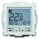 BERKER - Q.x Temperaturregler 230 V mit Zentralstück polarweiß samt