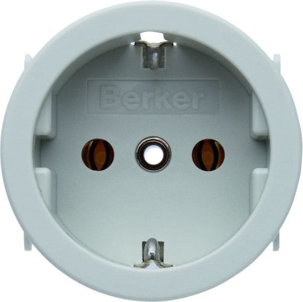 BERKER - Einbau SSD 50mm Durchmesser, SNAP IN 2mm, lichtgrau matt