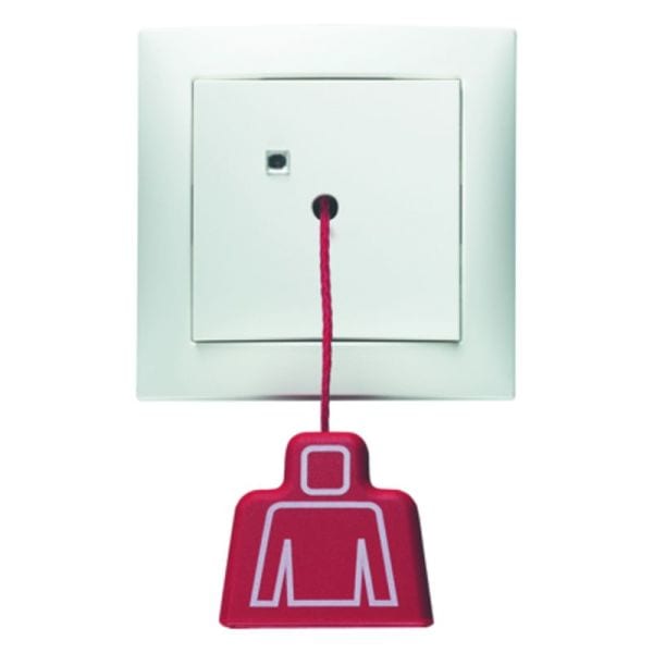 BERKER - S.1/B.x Zugtaster mit Rahmen 24 V DC polarweiß glänzend