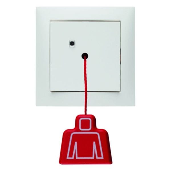BERKER - S.1/B.x Zugtaster mit Rahmen 24 V DC polarweiß matt