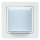 BERKER - Q.1 Lichtsignal mit Rahmen 24 V DC polarweiß samt