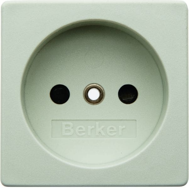 BERKER - Einbau SSD 50x50mm SNAP IN 3mm, polarweiß matt