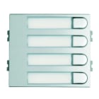FERMAX - Skyline Tastenmodul 4 Einfachtaster, 4+N, silber/chrom,Gr. W