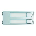 FERMAX - Skyline Tastenmodul VDS/DUOX 2 Einfachtaster, silber/chrom, Gr. V