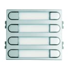 FERMAX - Skyline Tastenmodul 4 Doppeltaster (8),4+N,silber/chrom,Gr.W