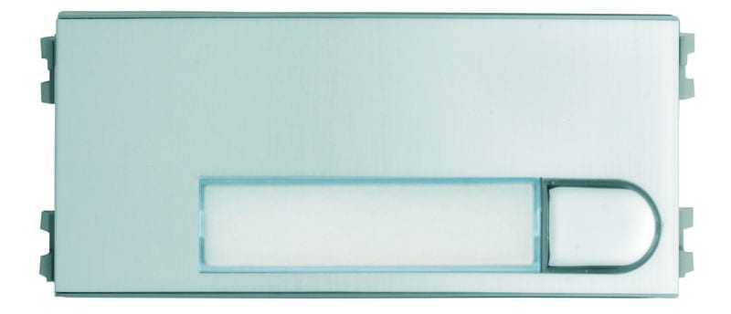 FERMAX - Skyline Tastenmodul 1 Einfachtaster, 4+N, silber/chrom,Gr. V