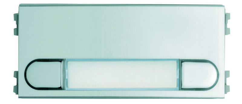 FERMAX - Skyline Tastenmodul 1 Doppeltaster (2),4+N,silber/chrom,Gr.V