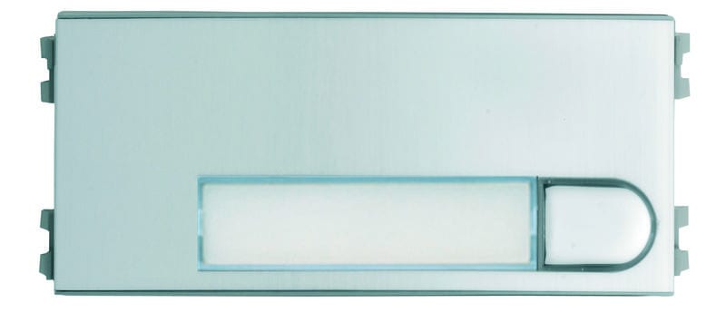FERMAX - Skyline Tastenmodul VDS/DUOX 1 Einfachtaster, silber/chrom, Gr. V