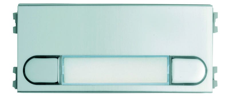 FERMAX - Skyline Tastenmodul VDS/DUOX 1 Doppeltaster (2), silber/chrom, Gr.V
