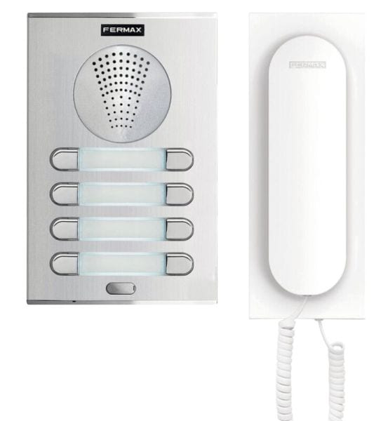 FERMAX - 4+N VEO 8TN Audio Set CITYLINE Türstation UP, silber/chrom
