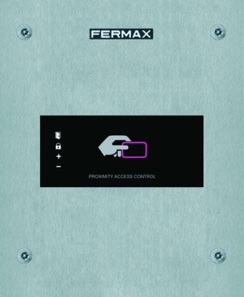 FERMAX - Marine Kartenleser Set,Edelstahl Türstation, BxHxT 154x184x55mm