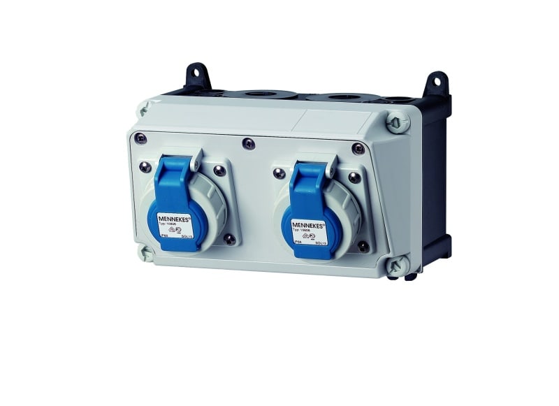 MENNEKES - Steckdosen-Kombi AMAXX 1 2xSSTD IP67