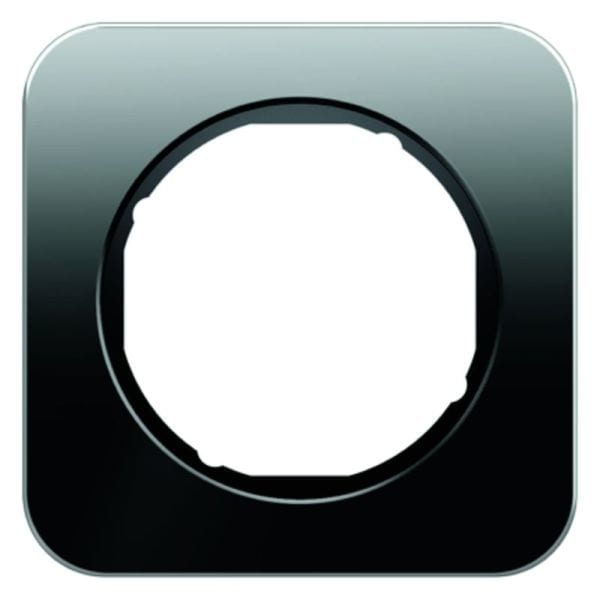BERKER - R.1 Rahmen 1fach Glas schwarz