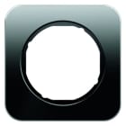 BERKER - R.1 Rahmen 1fach Glas schwarz