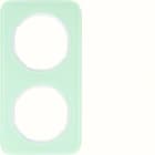 BERKER - R.1 Rahmen 2fach Glas polarweiß
