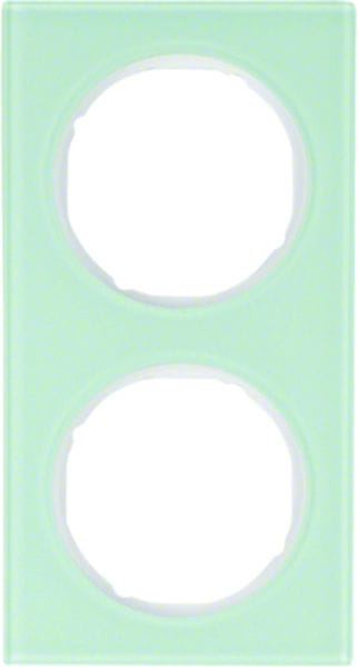 BERKER - R.3 Rahmen 2fach Glas polarweiß