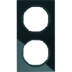 BERKER - R.3 Rahmen 2fach Glas schwarz