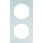 BERKER - R.3 Rahmen 2fach Aluminium & polarweiß