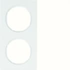 BERKER - R.3 Rahmen 2fach polarweiß glänzend