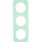 BERKER - R.1 Rahmen 3fach Glas polarweiß