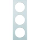 BERKER - R.3 Rahmen 3fach Aluminium & polarweiß
