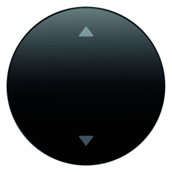 BERKER - R.x Wippe mit Aufdruck Symbol Pfeile schwarz glänzend
