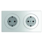 BERKER - R.3 SSD 2fach mit Rahmen polarweiß glänzend