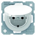 BERKER - R.x SSD mit Klappdeckel polarweiß glänzend