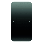 BERKER - KNX R.1 Touch Sensor 1fach Komfort Glas schwarz konfiguriert