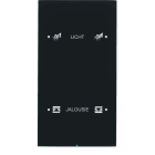 BERKER - KNX R.3 Touch Sensor 2fach Komfort Glas schwarz konfiguriert