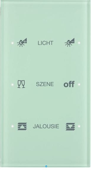 BERKER - KNX R.3 Touch Sensor 3fach Komfort Glas polarweiß konfiguriert