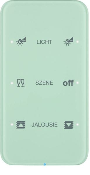 BERKER - KNX R.1 Touch Sensor 3fach Komfort Glas polarweiß konfiguriert