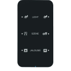 BERKER - KNX R.1 Touch Sensor 3fach Komfort Glas schwarz konfiguriert