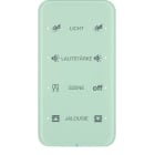 BERKER - KNX R.1 Touch Sensor 4fach Komfort Glas polarweiß konfiguriert