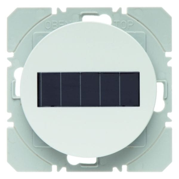 BERKER - KNX-RF R.x Wandsender 1fach flach Solar polarweiß glänzend