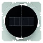 BERKER - KNX-RF R.x Wandsender 2fach flach Solar schwarz glänzend